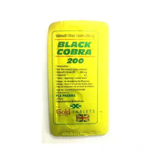 Black Cobra-200 mg in Pakistan
